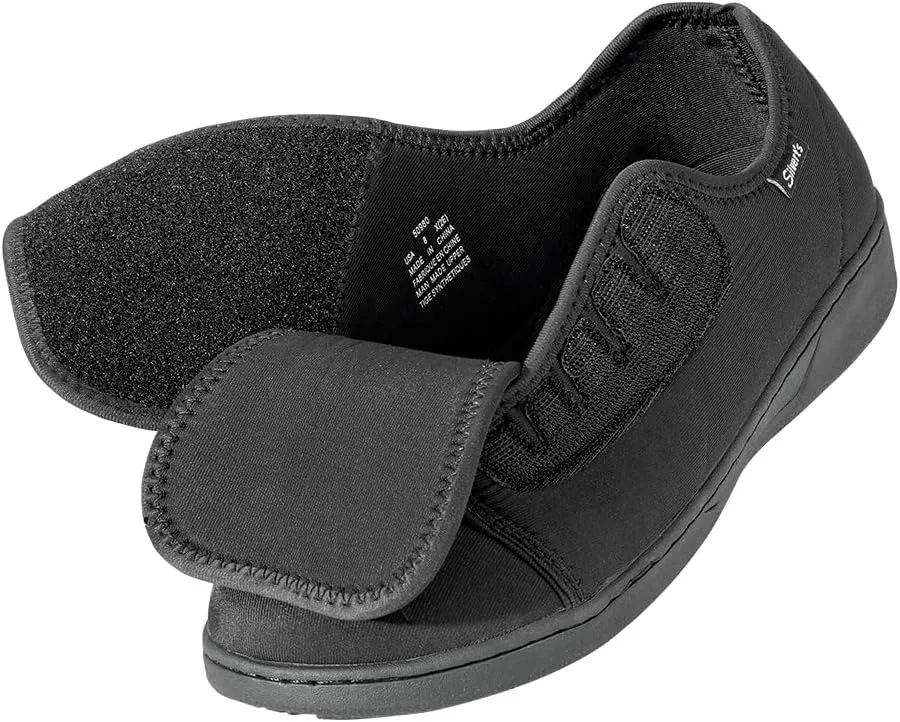 Silvert's Adaptive Clothing & Footwear Women’s Ultra Comfort Flex Neoprene Extra Wide Shoes for Seniors