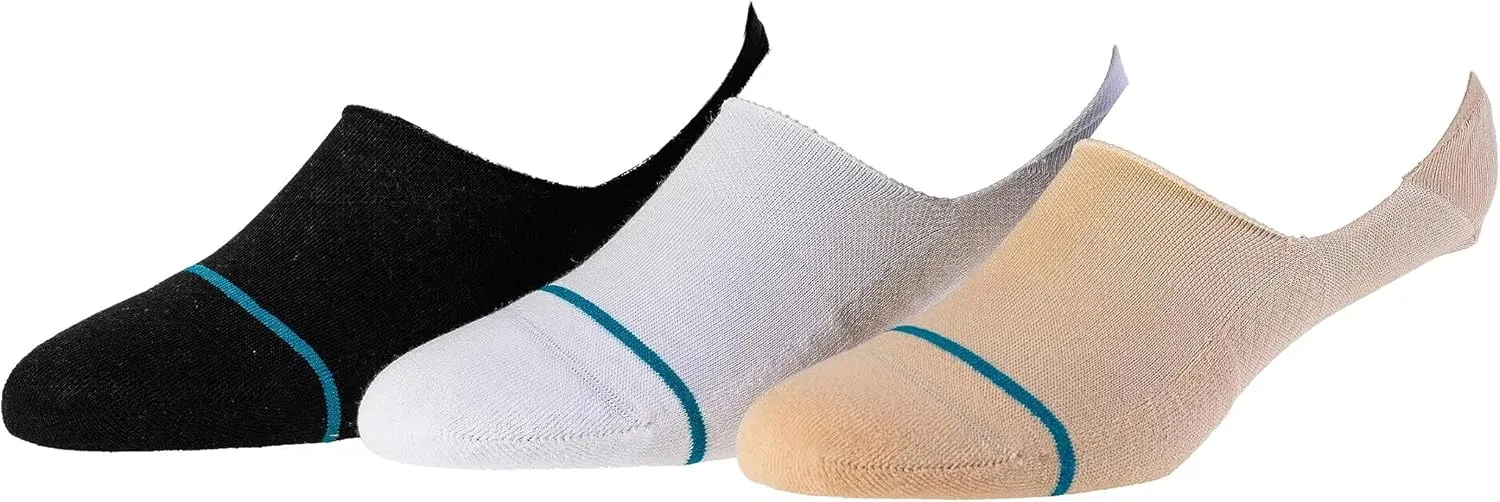 Stance Icon No Show 3-Pack Oatmeal LG (US Men's Shoe 9-13, Women's Shoe 11-14)
