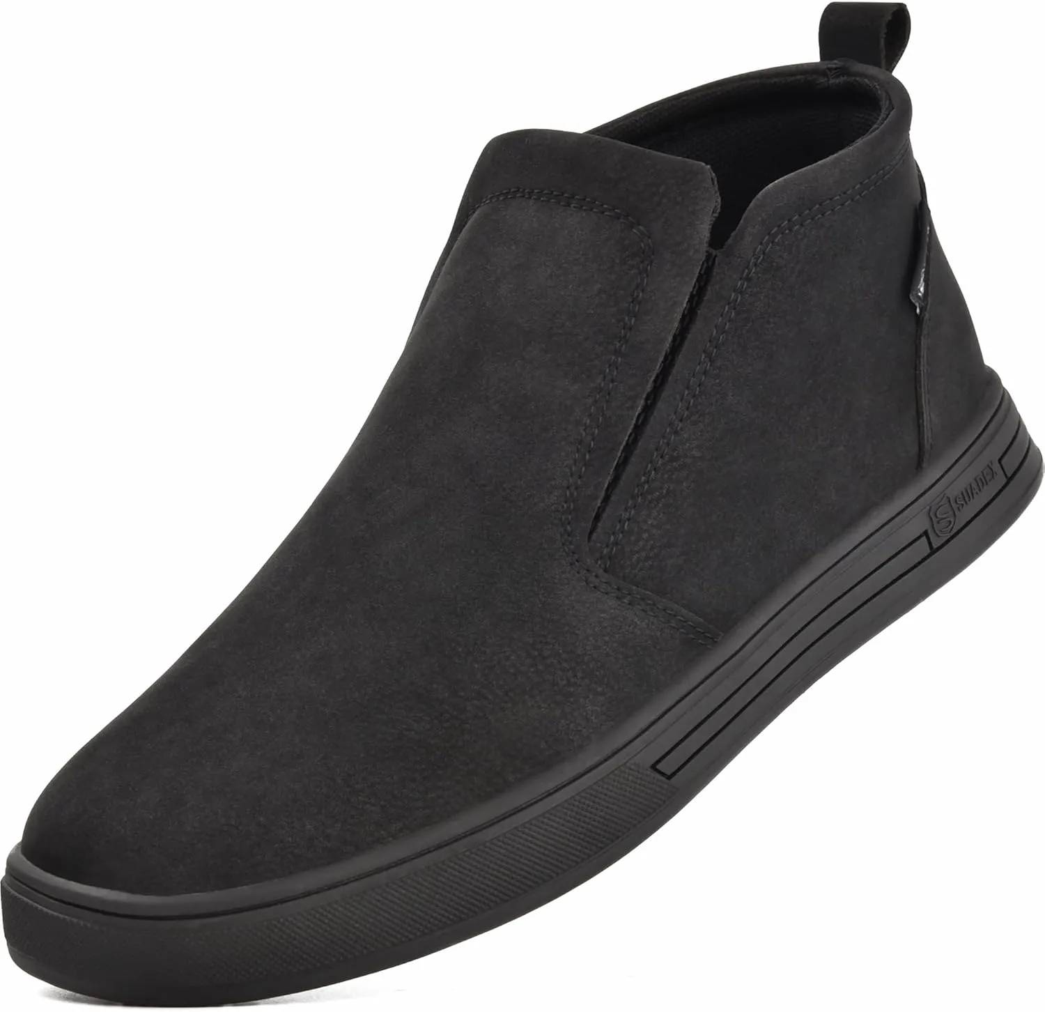 SUADEX Slip On Non Slip Work Shoes for Men,Mens Waterproof Lightweight Food Service Walking Sneakers Chef Shoes Comfortable Safety Footwear