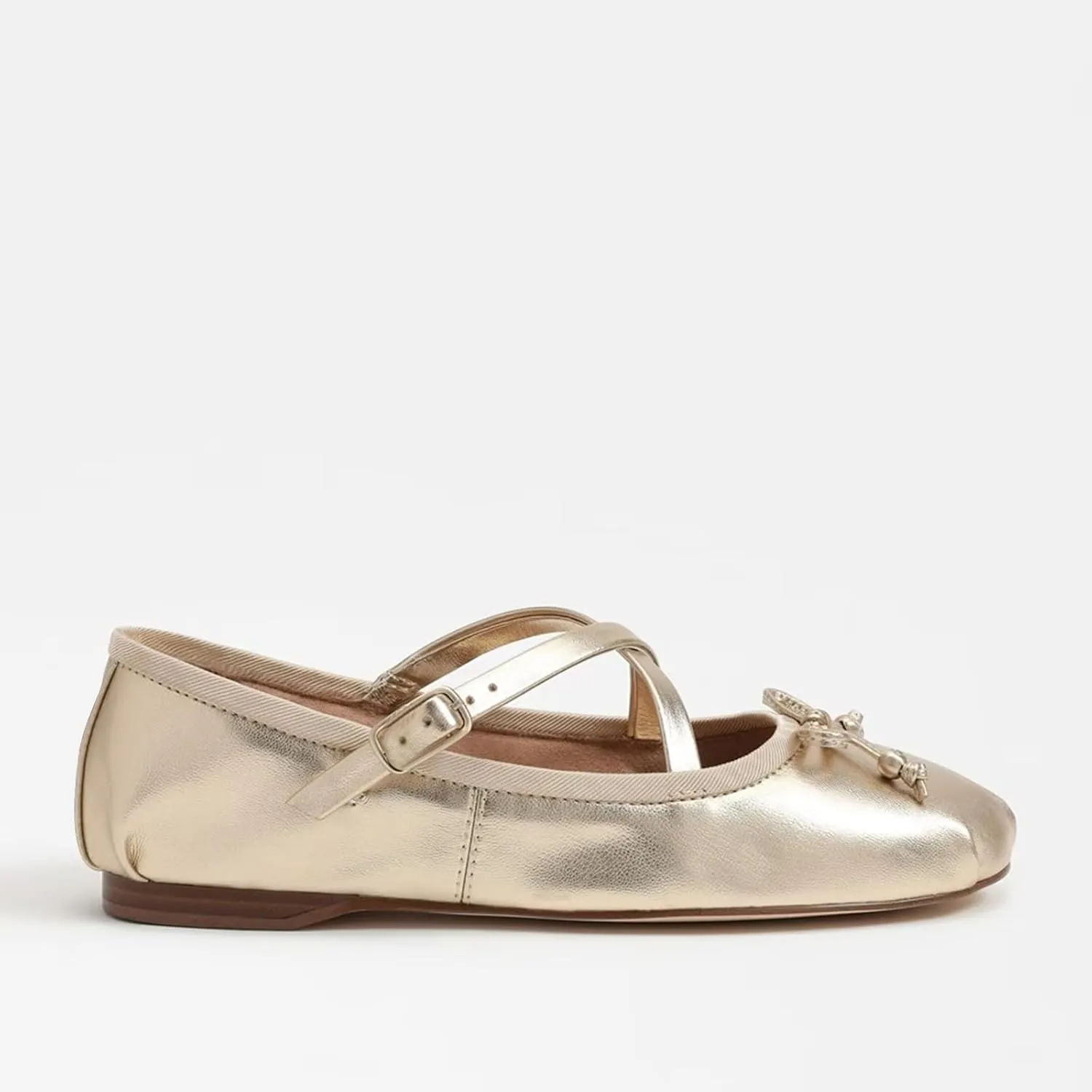 Suede Leather Ballet Flats Shoes for Women Cute Round Toe Slip On Mary Jane Flats Comfy Ballerina Flat Shoes Causal Daily Shoes with Strap