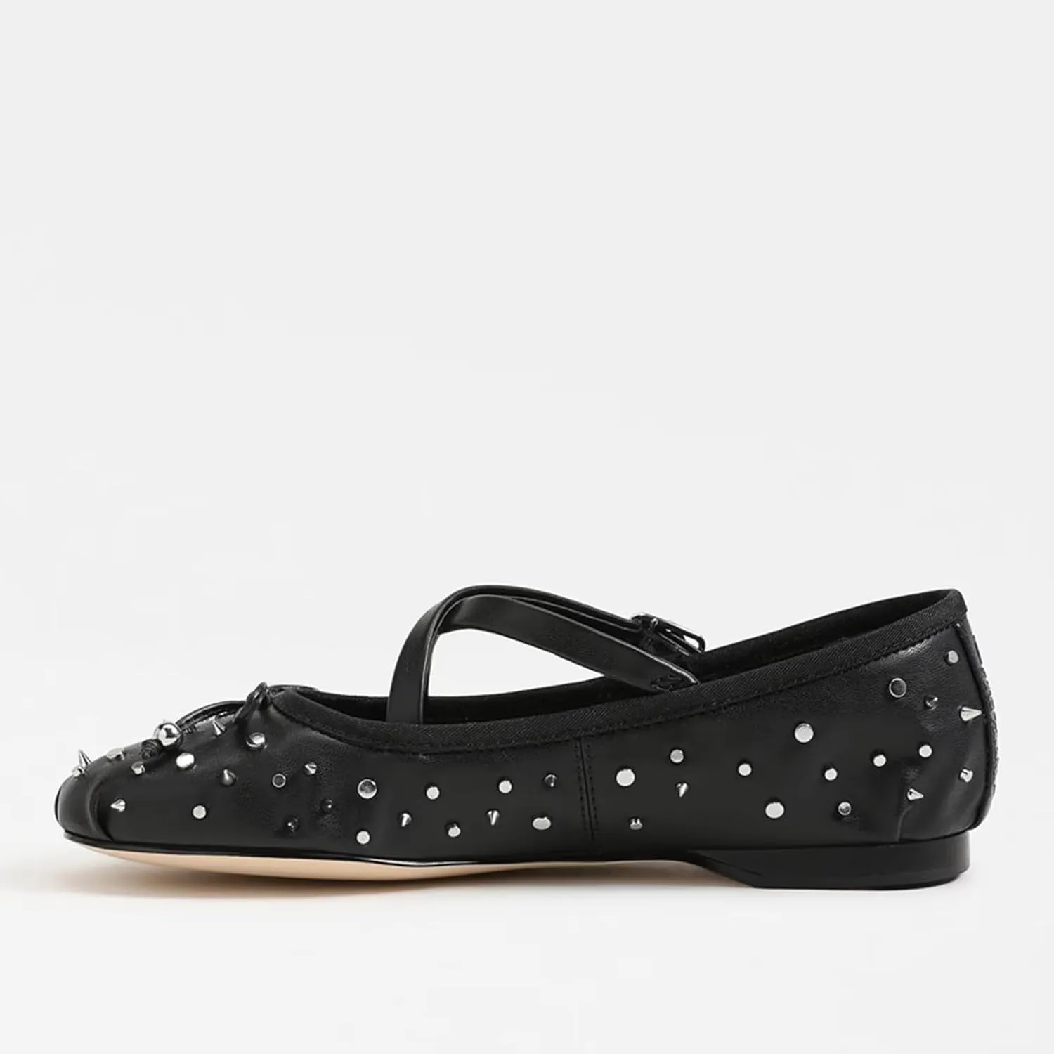 Suede Leather Ballet Flats Shoes for Women Cute Round Toe Slip On Mary Jane Flats Comfy Ballerina Flat Shoes Causal Daily Shoes with Strap