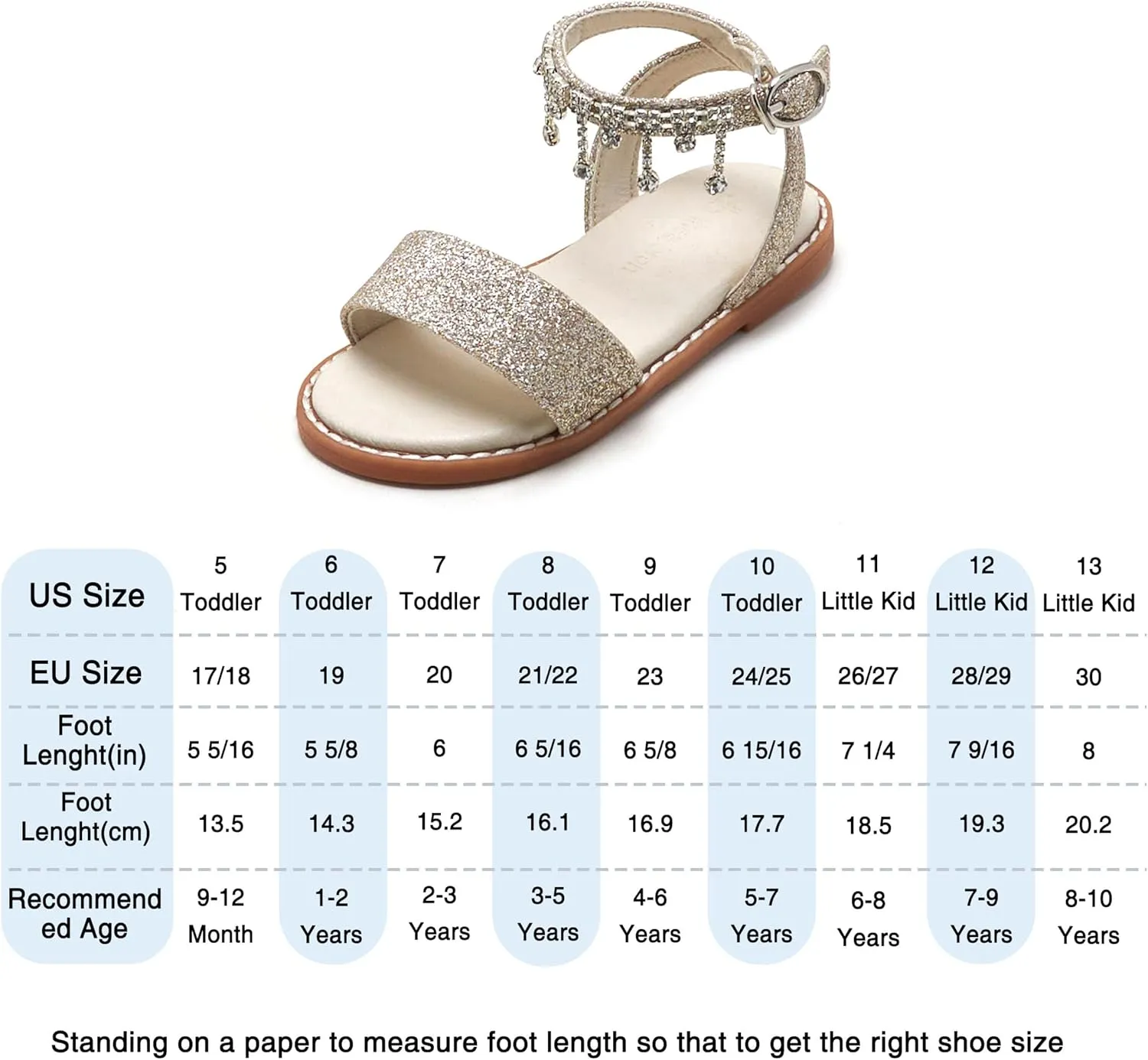 THEE BRON Toddler Girls Dress Sandals Kids Butterfly Floral Summer Sandalias Shoes