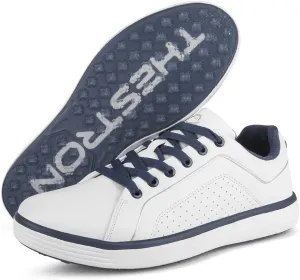 THESTRON Men's Golf Shoes Comfortable Non Slip Men Casual Sport Shoes for Golfing Lightweight Golf Sneakers