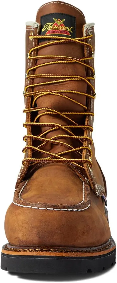 Thorogood V-Series 6” Waterproof Composite Toe Work Boots for Men - Premium Leather with Goodyear Storm Welt, Comfort Insole, and Chevron Traction Outsole; ASTM Rated