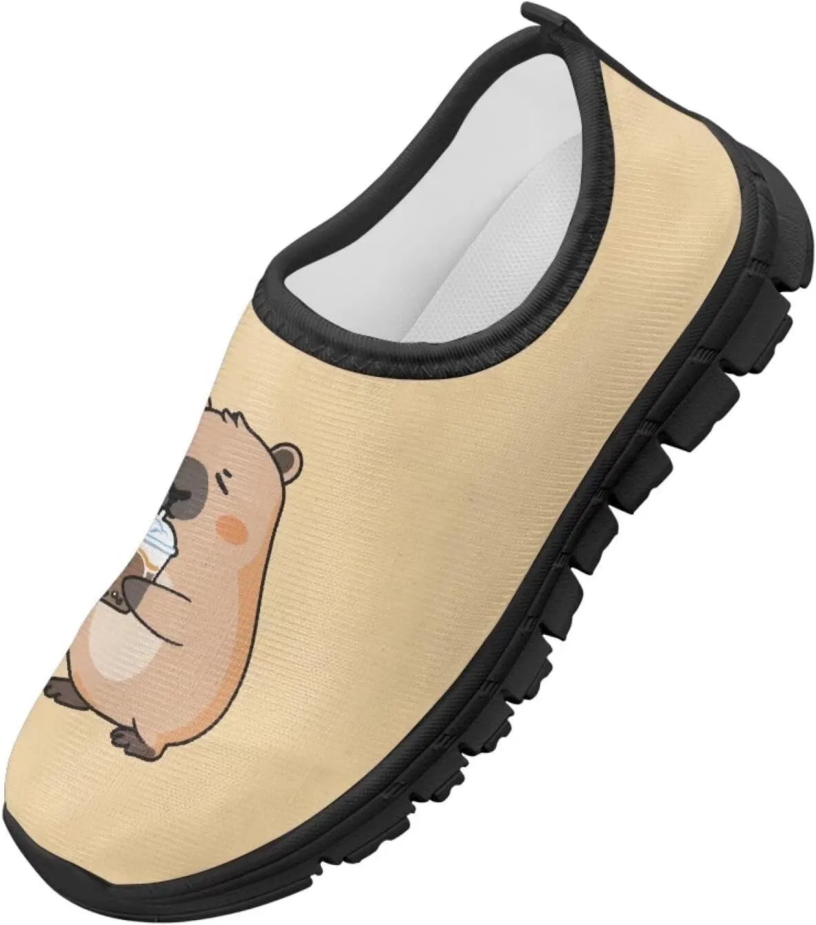TODIYADDU Cute Lightweight Shoes for Girls Athletic Slip On Sneakers Casual Footwear