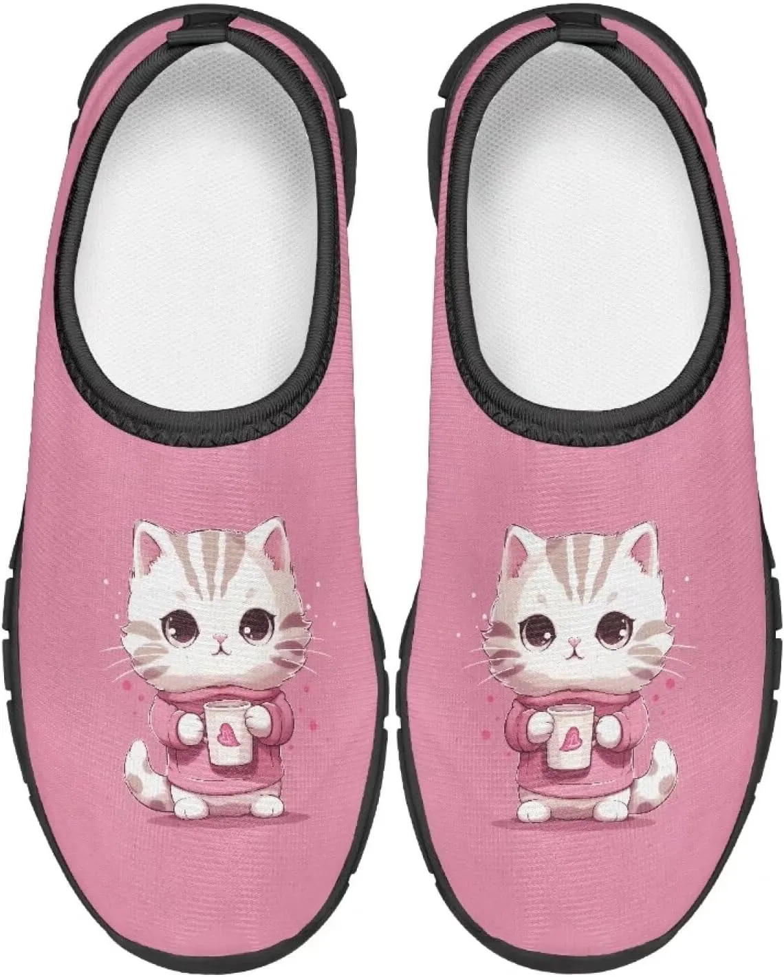 TODIYADDU Cute Lightweight Shoes for Girls Athletic Slip On Sneakers Casual Footwear