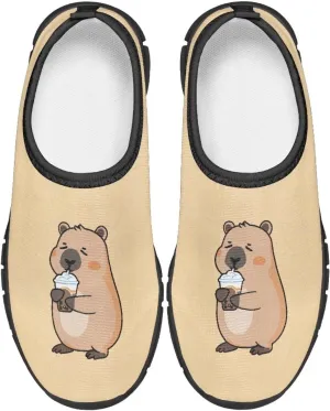 TODIYADDU Cute Lightweight Shoes for Girls Athletic Slip On Sneakers Casual Footwear