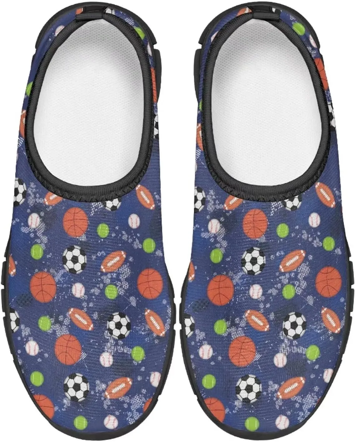 TODIYADDU Kids Running Shoes Slip On Tennis Shoes Boys Girls Lightweight Mesh Trendy Sports Sneakers