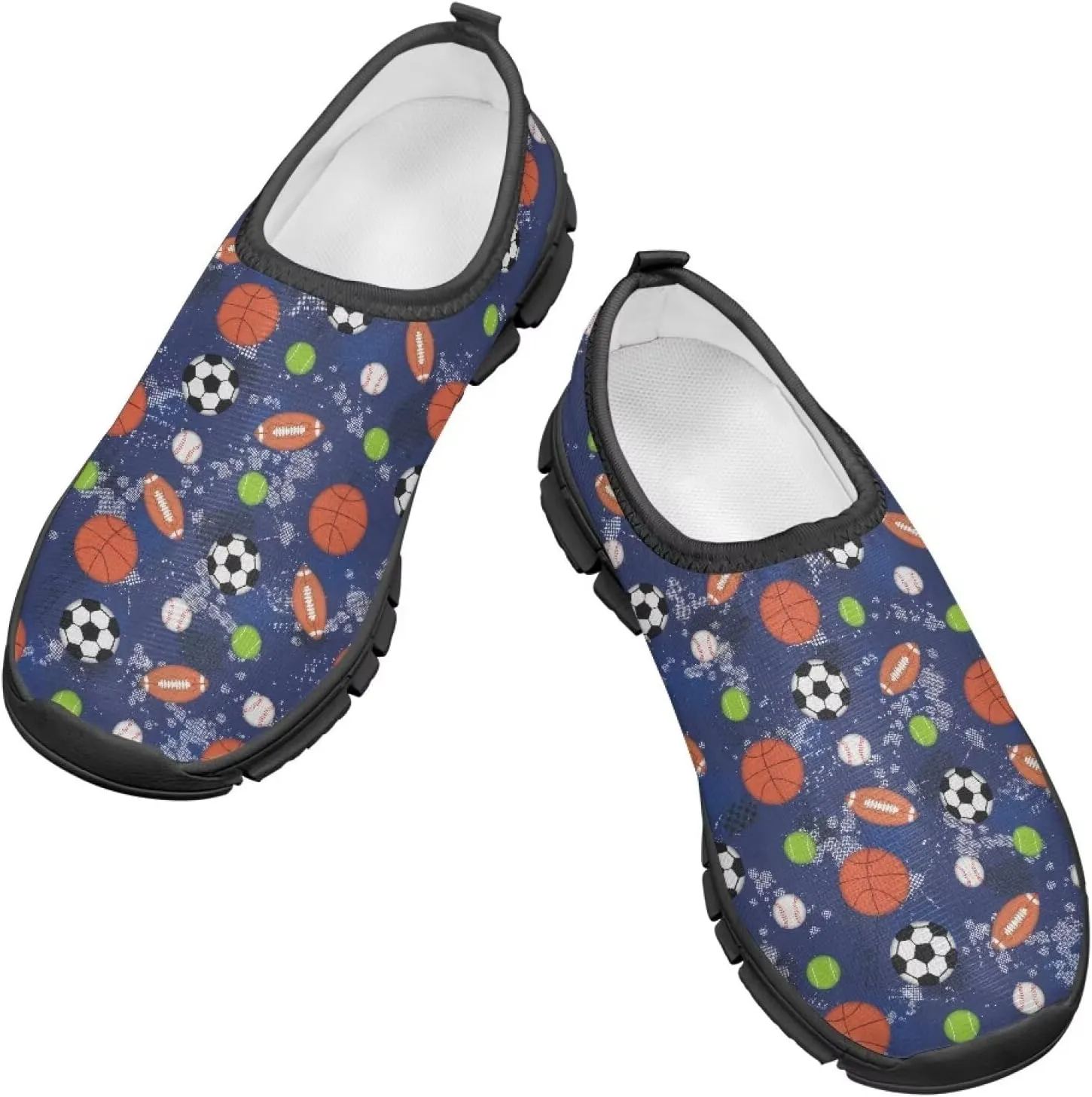 TODIYADDU Kids Running Shoes Slip On Tennis Shoes Boys Girls Lightweight Mesh Trendy Sports Sneakers