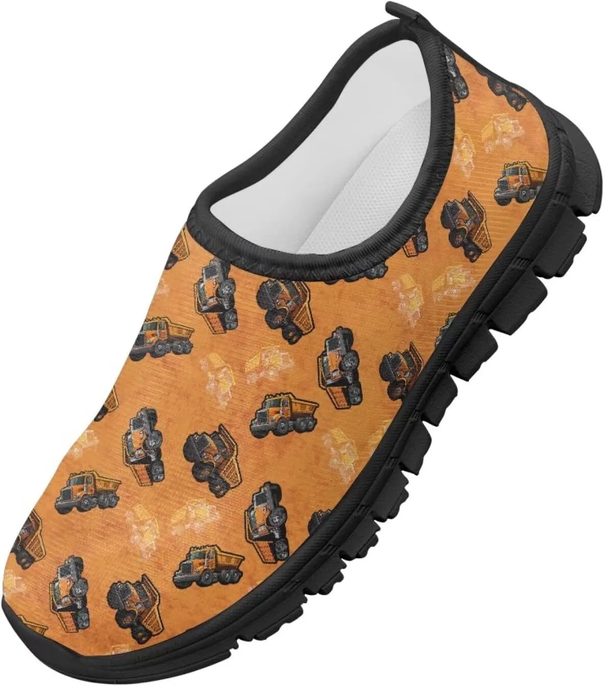 TODIYADDU Soccer Basketball Sports Lover Shoes for Boys Athletic Slip On Sneakers