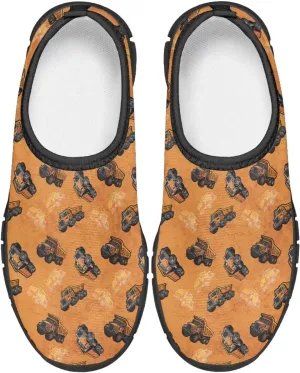 TODIYADDU Soccer Basketball Sports Lover Shoes for Boys Athletic Slip On Sneakers