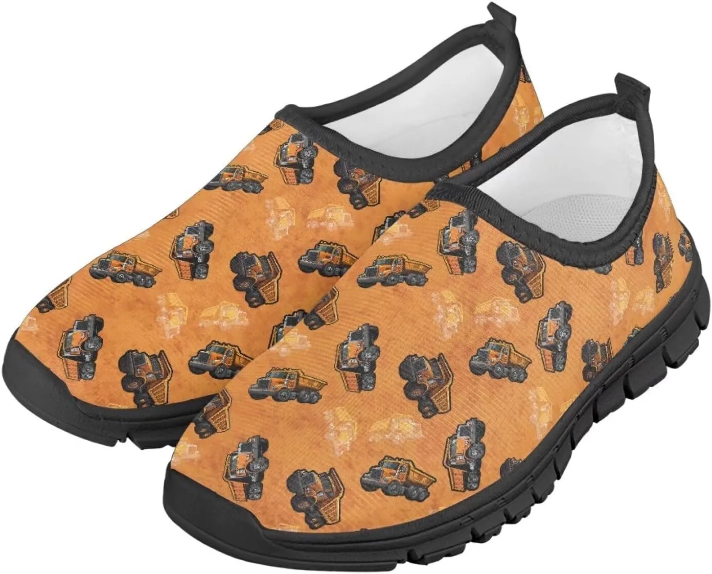 TODIYADDU Soccer Basketball Sports Lover Shoes for Boys Athletic Slip On Sneakers