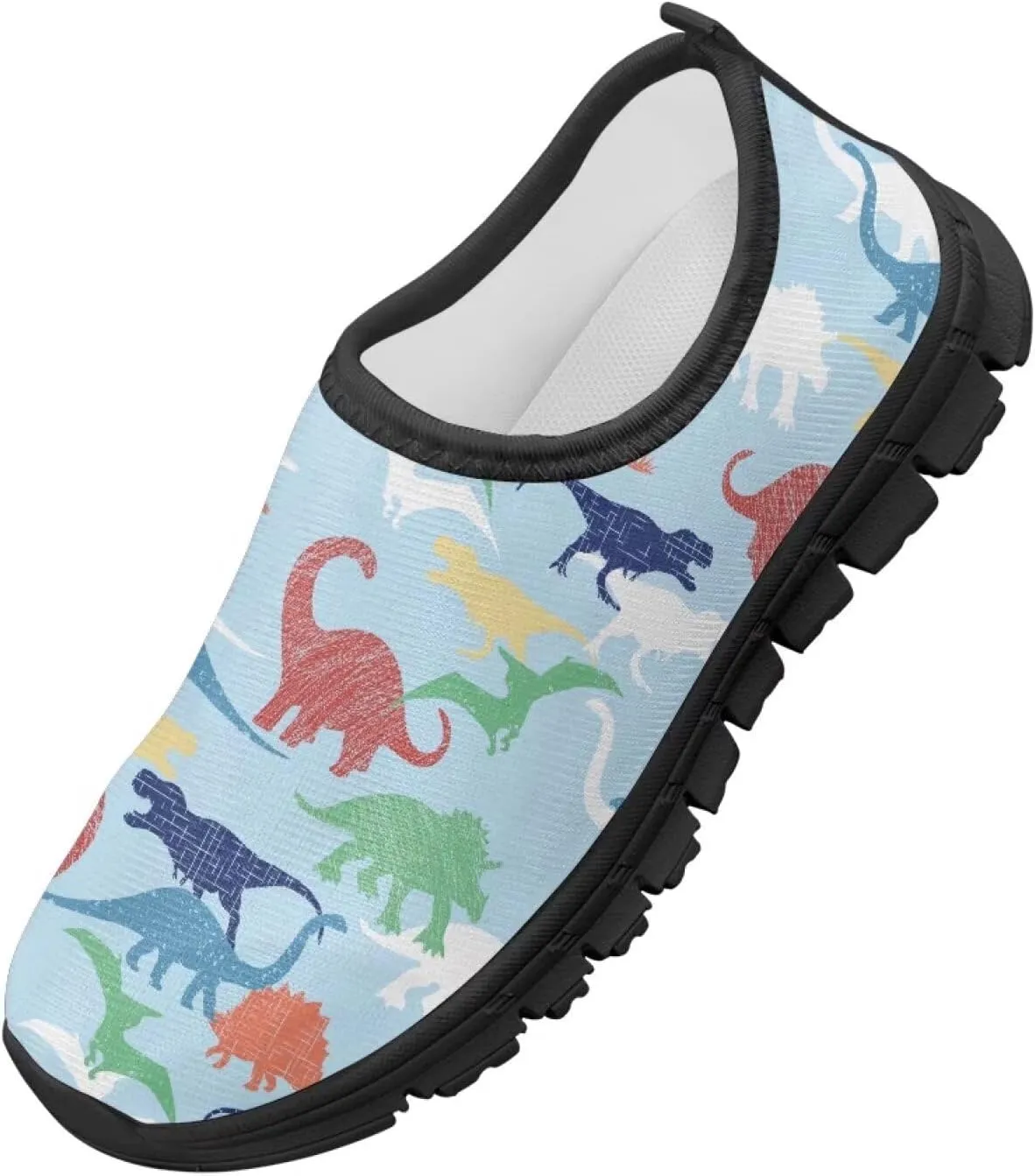TODIYADDU Soccer Basketball Sports Lover Shoes for Boys Athletic Slip On Sneakers