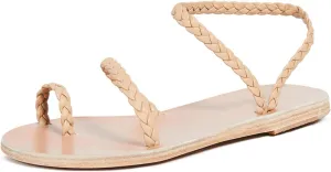 Toe ring Flats Sandals for Women Slingback Strappy Flat Sandals Chic Comfortable Beach Summer Slip-On Shoes