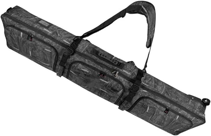 UNISTRENGH Padded Snowboard Bag with Wheels - Air Travel Bag for Board, Boots, Helmet, Clothes and Snow Skiing Gear Equipment