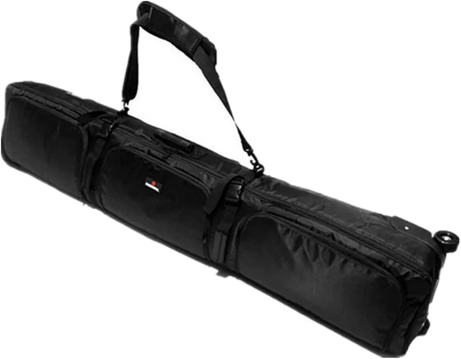 UNISTRENGH Wheelie Ski Snowboard Bag for Air Travel Fully Padded Waterproof Snowboard Backpack with Wheels, Snow Board Duffel Carry Bag
