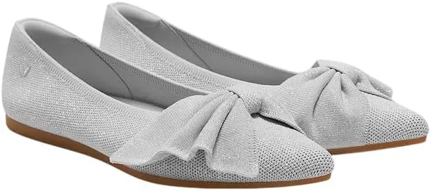 VIVAIA Azura Pointed-Toe Bow Women Casual Flats Slip on Comfortable Shoes