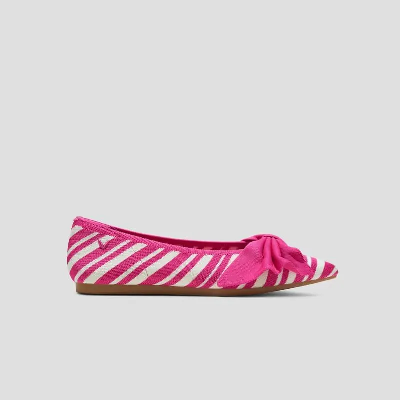 VIVAIA Azura Pointed-Toe Bow Women Casual Flats Slip on Comfortable Shoes