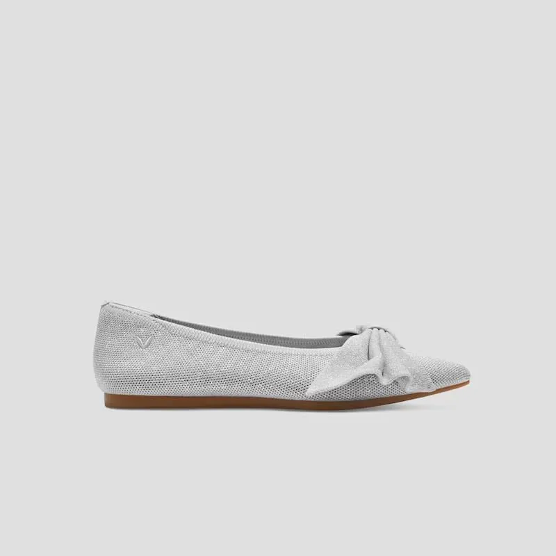 VIVAIA Azura Pointed-Toe Bow Women Casual Flats Slip on Comfortable Shoes