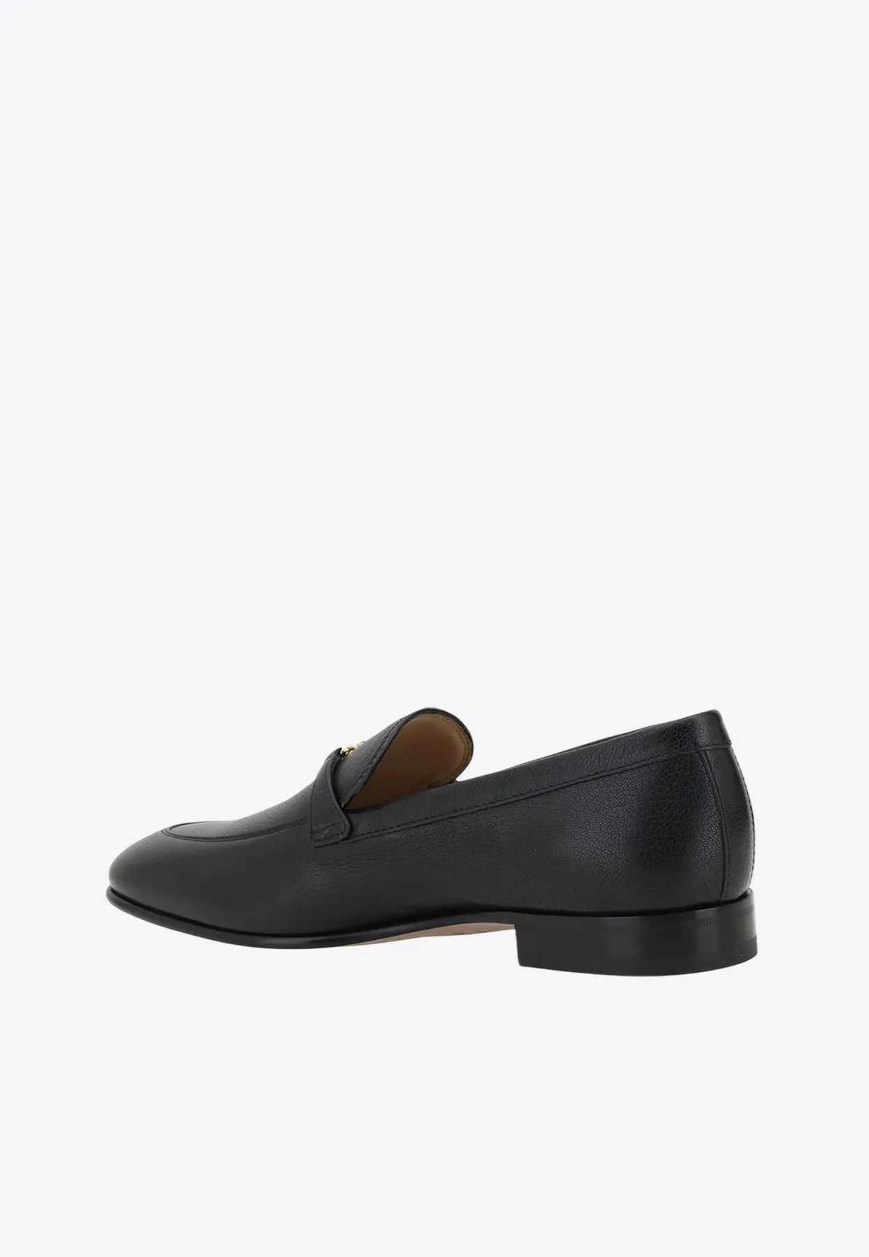 VLogo Leather Loafers