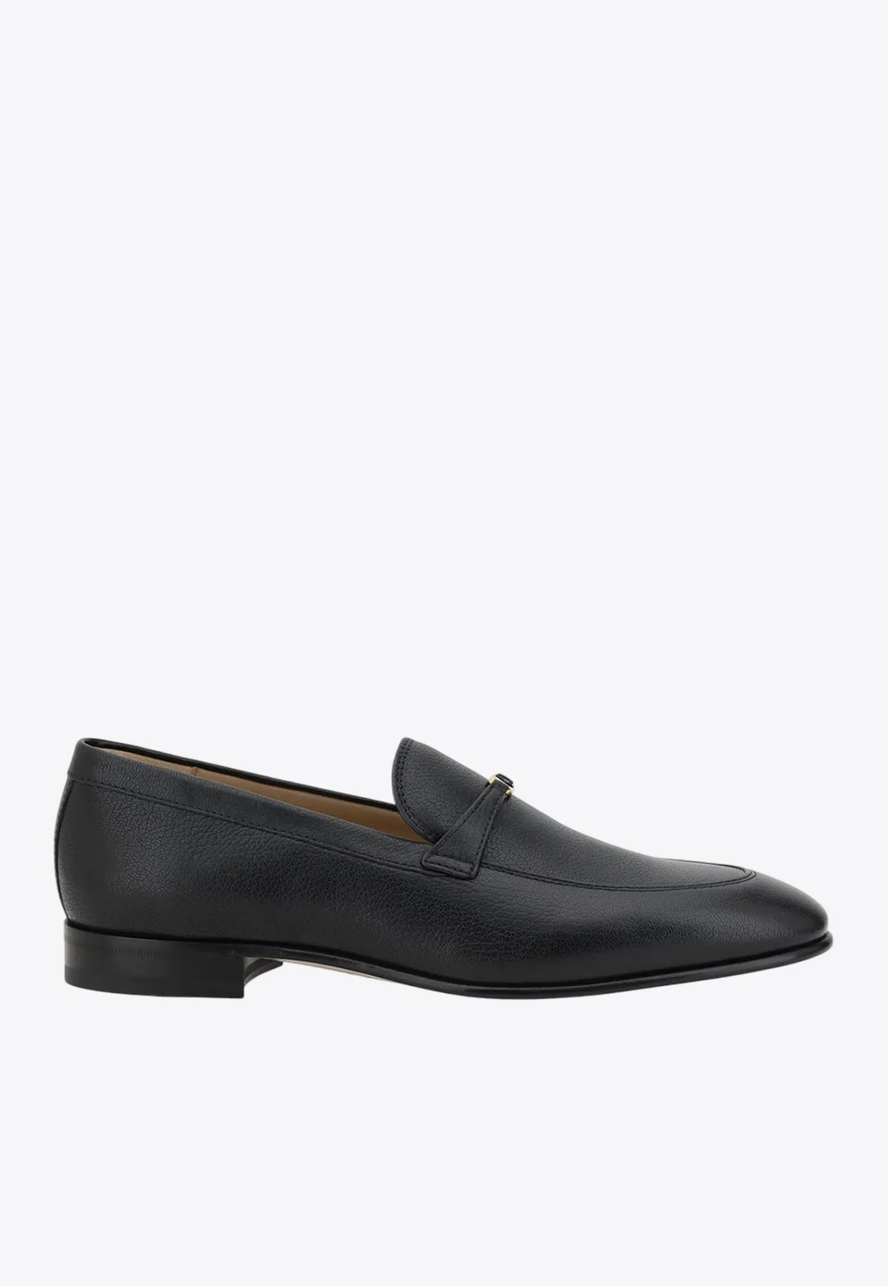 VLogo Leather Loafers