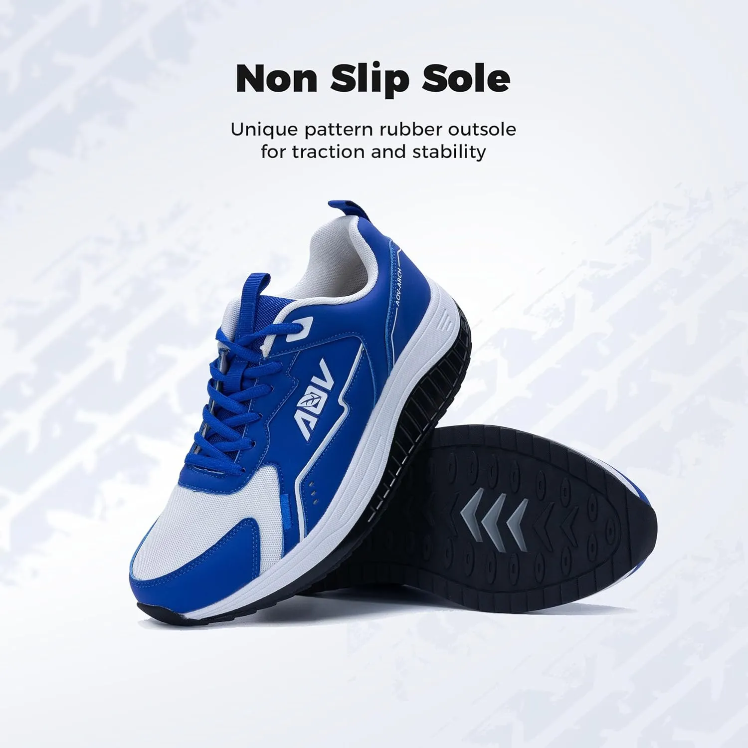Walking Shoes for Men Arch Support Plantar Fasciitis Shoes Orthotic Tennis Sneakers for Foot Pain Relief