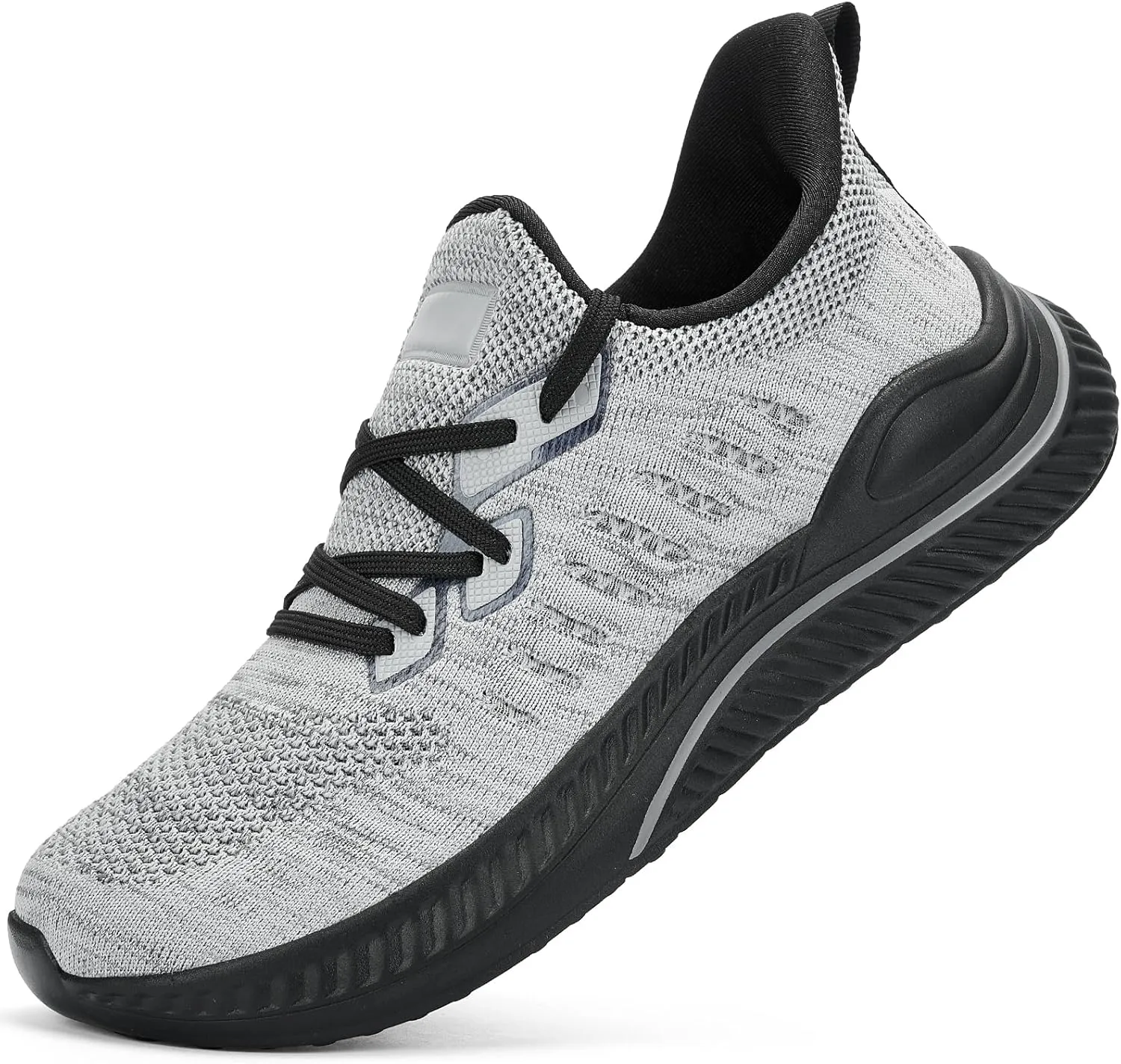 Wide Walking Shoes for Men Slip On Mens Running Shoes Tennis Shoes Lightweight Breathable Walking Sneakers Workout Gym Wide Sneakers