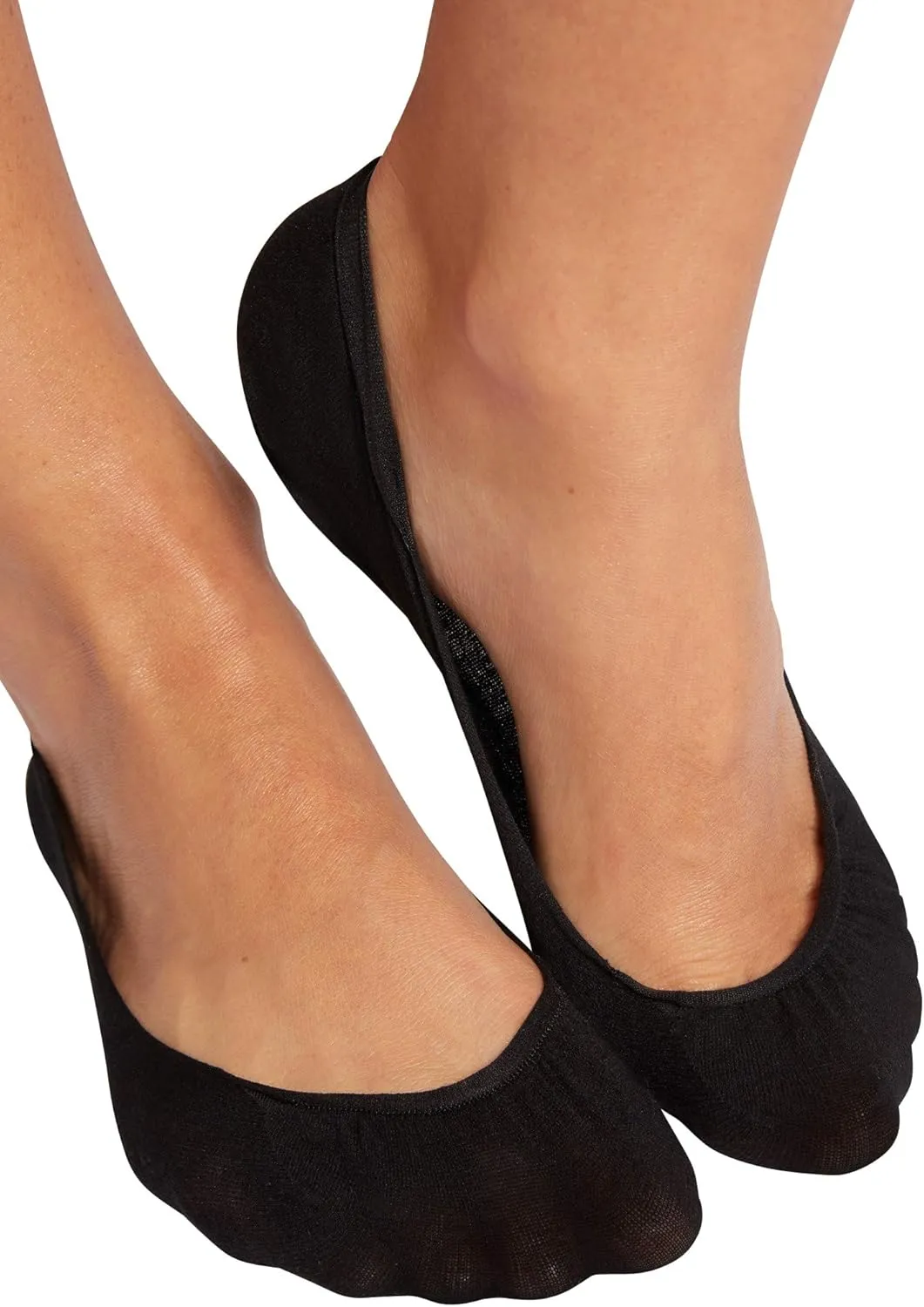 Wolford Cotton Footsies Socks for Women Breathable & Comfortable Lightweight Liners for Shoes Invisible No-Show Socks