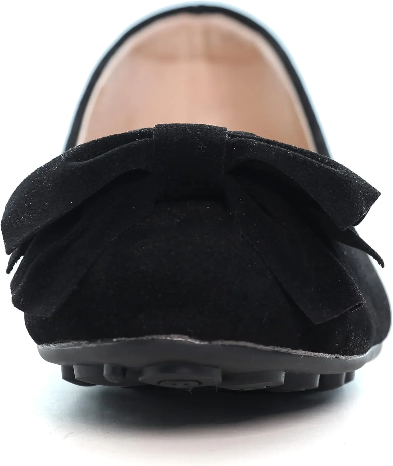 Women Classy Cute Bow-Knot Ballet Flats Round Toe Daily Cozy Comfort Slip on Flat Shoes