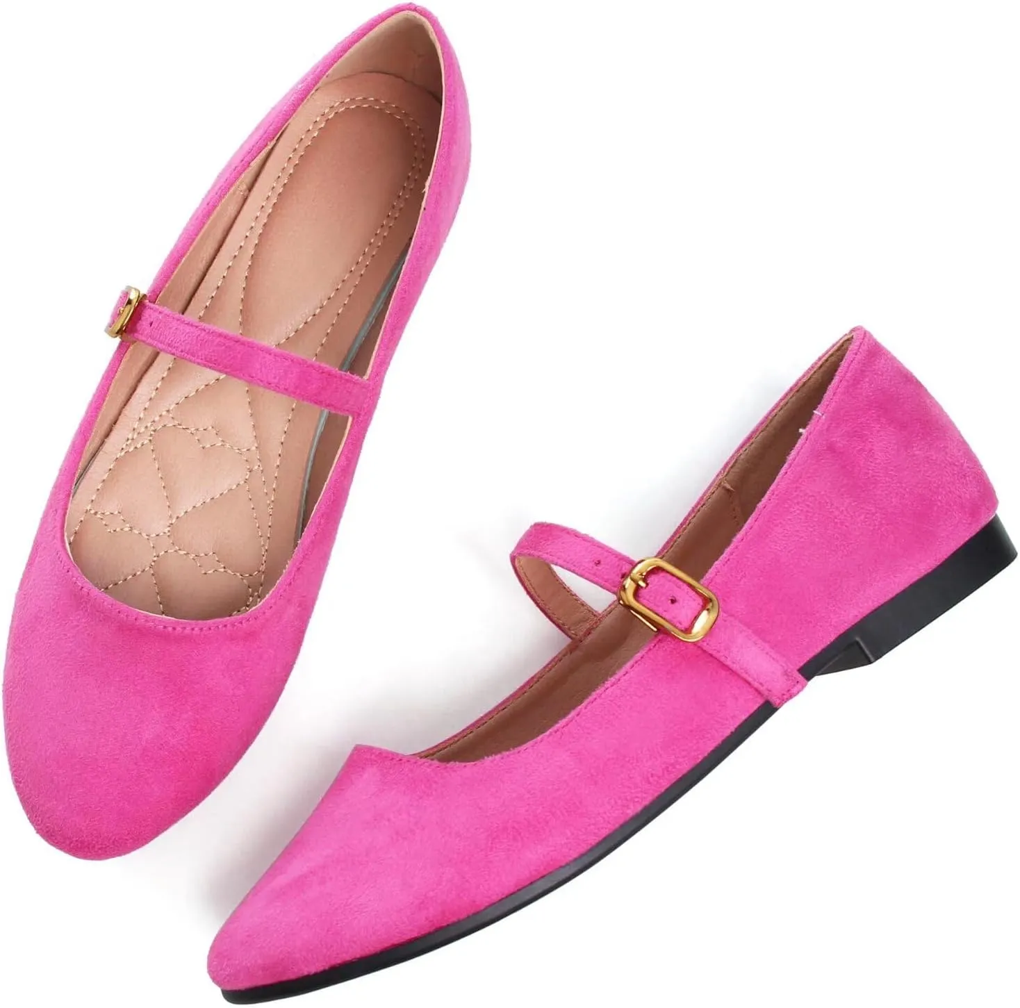 Women Classy Cute Bow-Knot Ballet Flats Round Toe Daily Cozy Comfort Slip on Flat Shoes