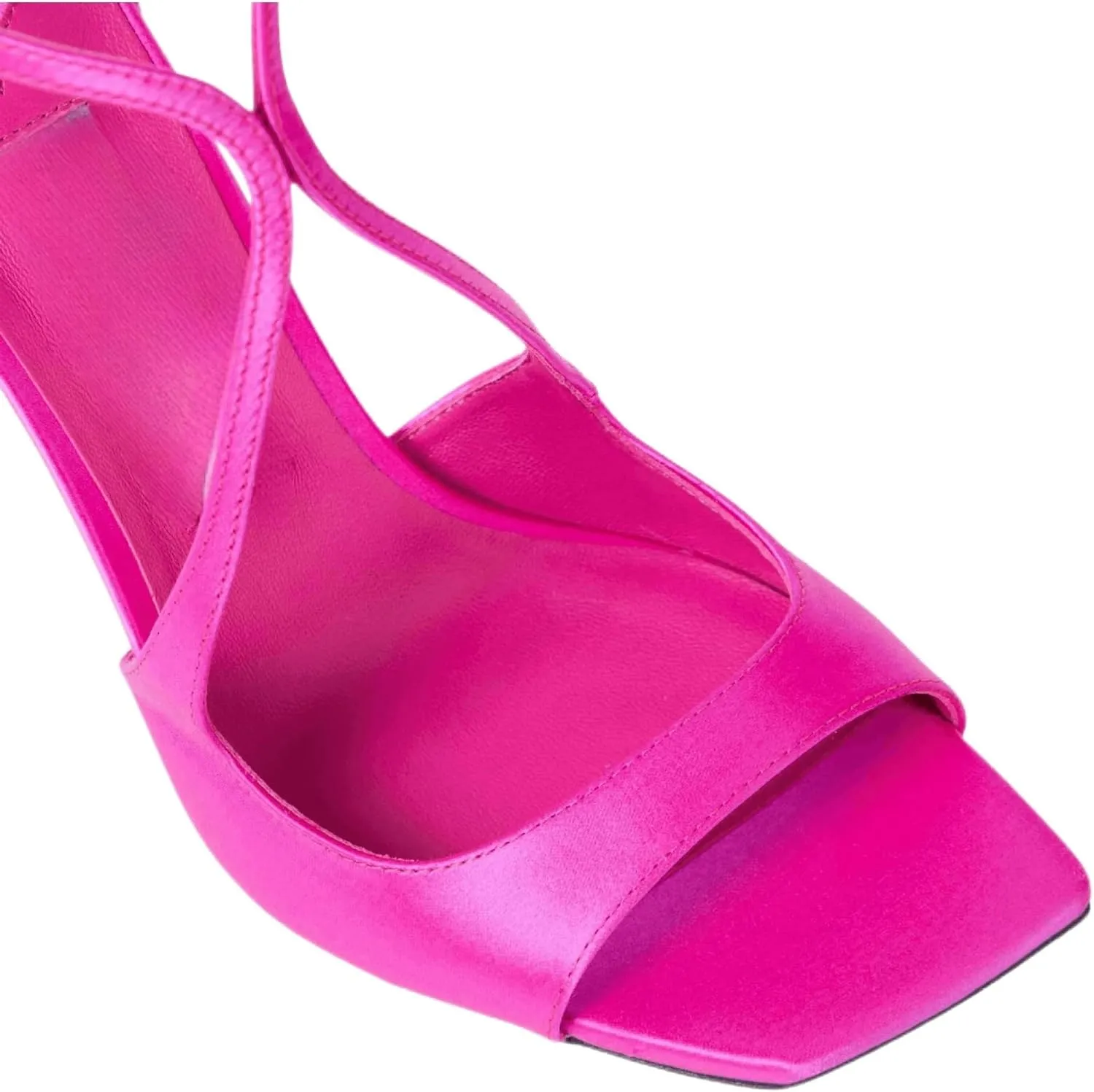 Women's Stylish Peep Toe High Heels, Elegant Cross Straps with Thin Stiletto Heel, Plus Size Options, Breathable Hollow Out Design
