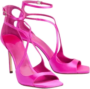 Women's Stylish Peep Toe High Heels, Elegant Cross Straps with Thin Stiletto Heel, Plus Size Options, Breathable Hollow Out Design