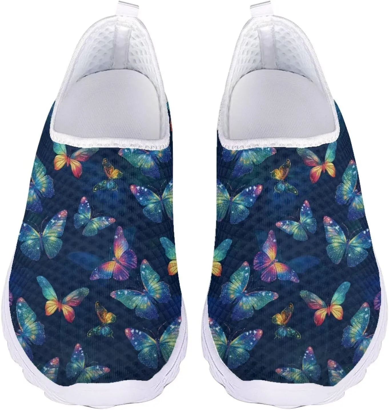 Womens Walking Shoes Slip-on Leisure Shoe Lightweight Breathable Casual Soft Sole Ladies Mesh Dog Walking Shoes