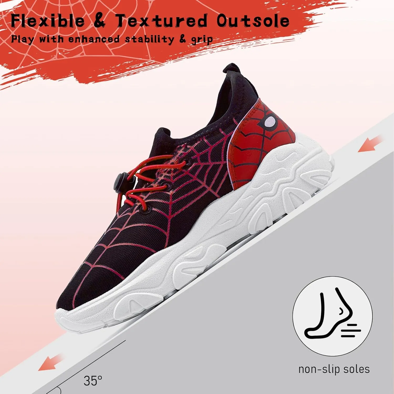 xinran & shengli Kids Boys Tennis Running Sneakers Girls Slip on Shoes Athletic Lightweight Gym Walking School Sport Shoes Toddlers Little Big Kids