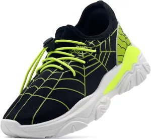 xinran & shengli Kids Boys Tennis Running Sneakers Girls Slip on Shoes Athletic Lightweight Gym Walking School Sport Shoes Toddlers Little Big Kids