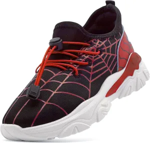 xinran & shengli Kids Boys Tennis Running Sneakers Girls Slip on Shoes Athletic Lightweight Gym Walking School Sport Shoes Toddlers Little Big Kids