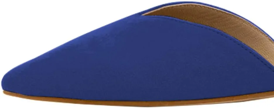 XYD Women Girls D'Orsay Ballet Flats Stylish Pointed Toe Strap Slip On Sandals No-Heel Comfortable Walking Office Campus Dress Shoes