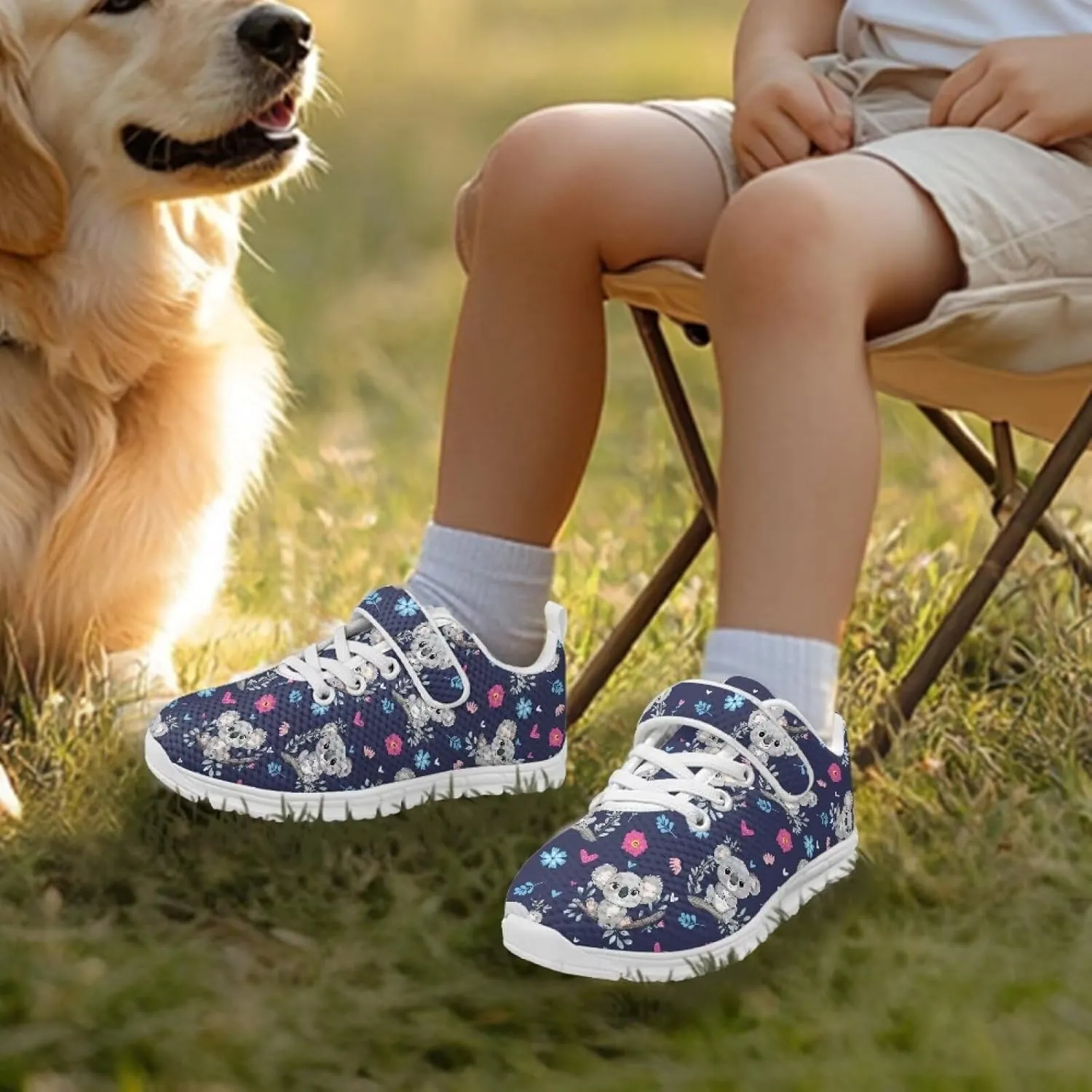 YEXIATODO Boys' Girls' Shoes Lightweight Slip On Casual Running Shoes Breathable Athletic Shoes Sneakers Size 13-2.5 Kids