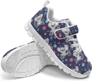 YEXIATODO Boys' Girls' Shoes Lightweight Slip On Casual Running Shoes Breathable Athletic Shoes Sneakers Size 13-2.5 Kids