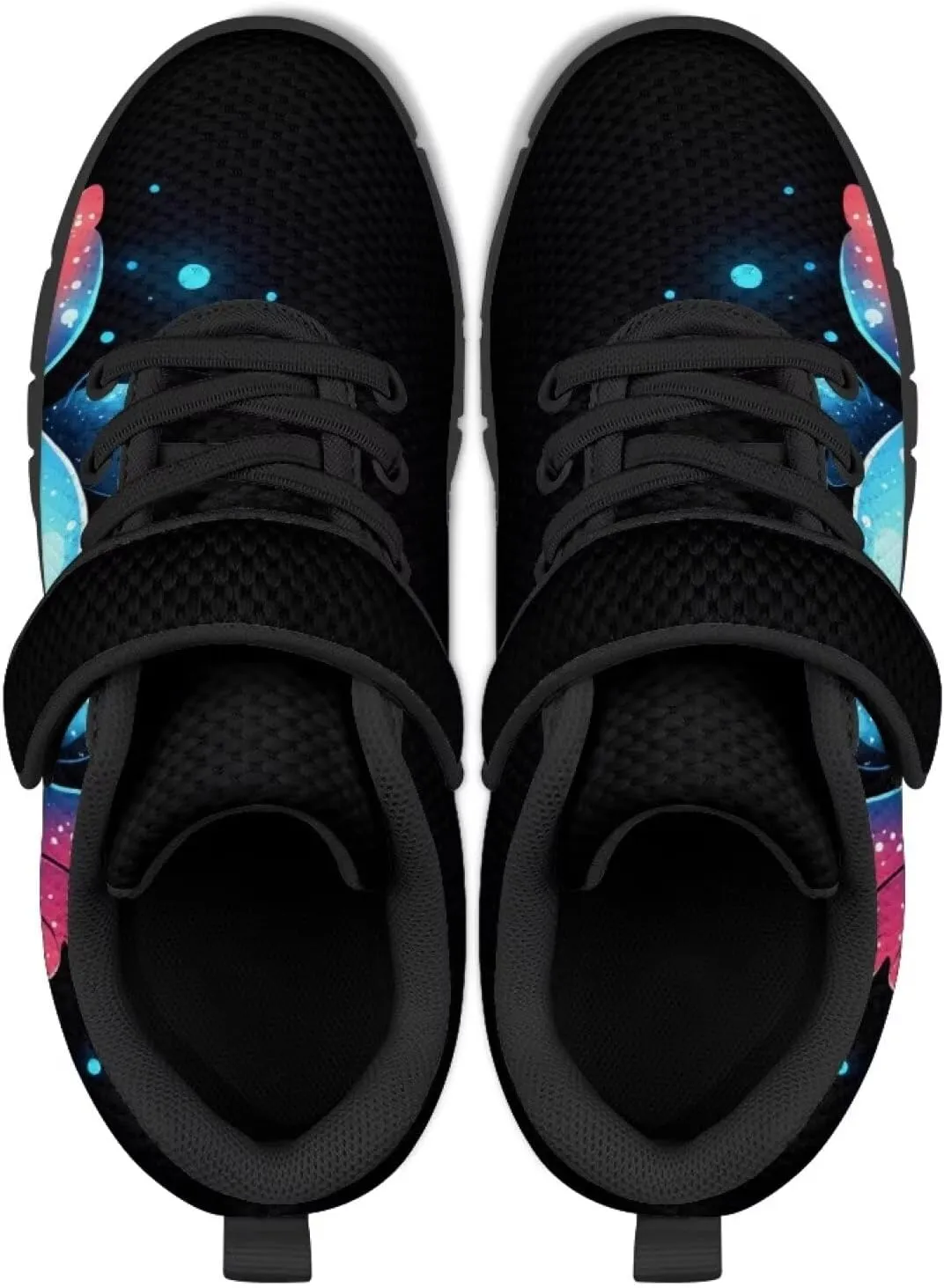 YEXIATODO Kids Slip On Sneakers Cool Print Youth Boys Girls Tennis Shoes Toddler Walking Shoes Size 1-13