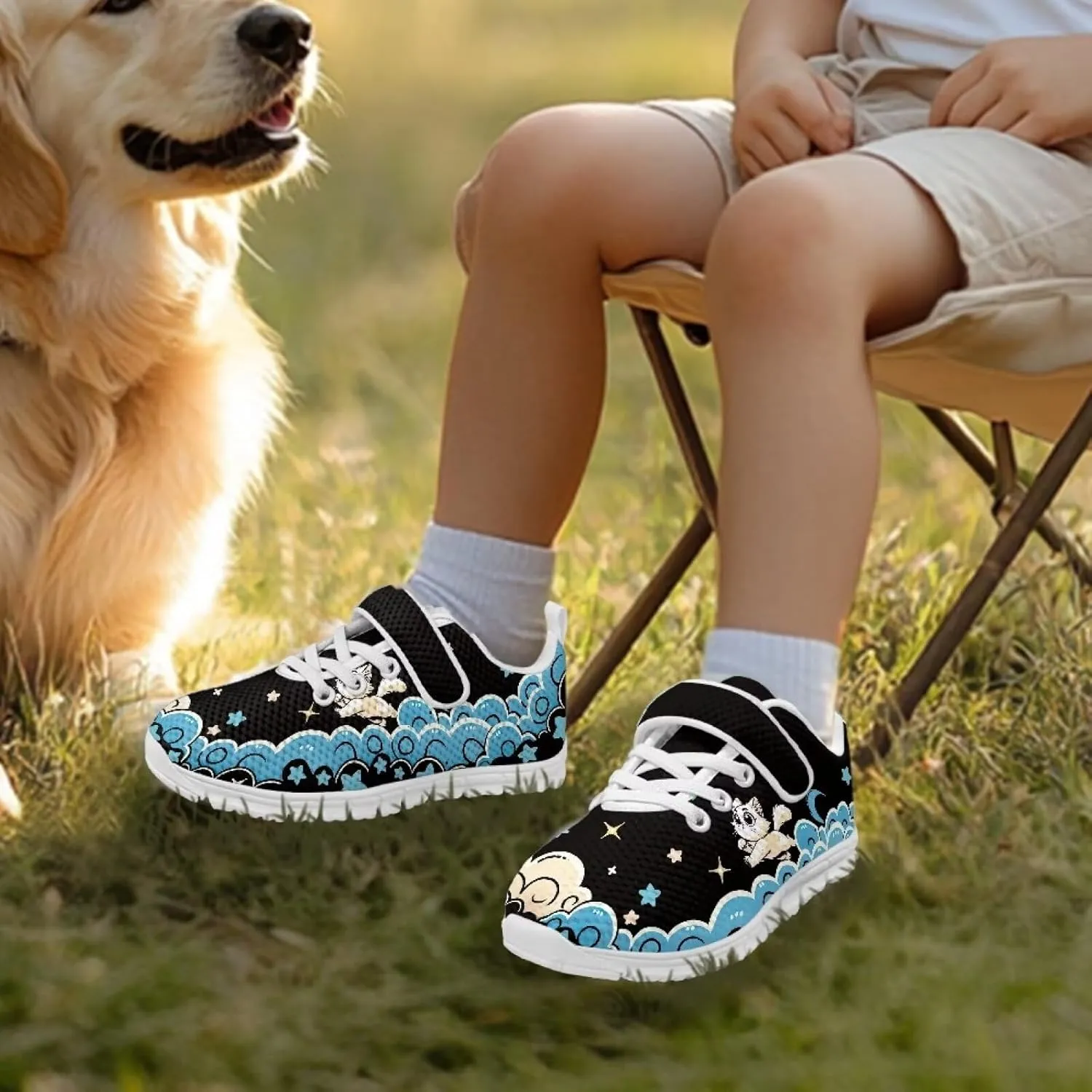 YEXIATODO Little Kids Sneakers Slip On Tennis Shoes Low Top Lace Up Running Shoes Girls Boys School Shoes US Size 1-13