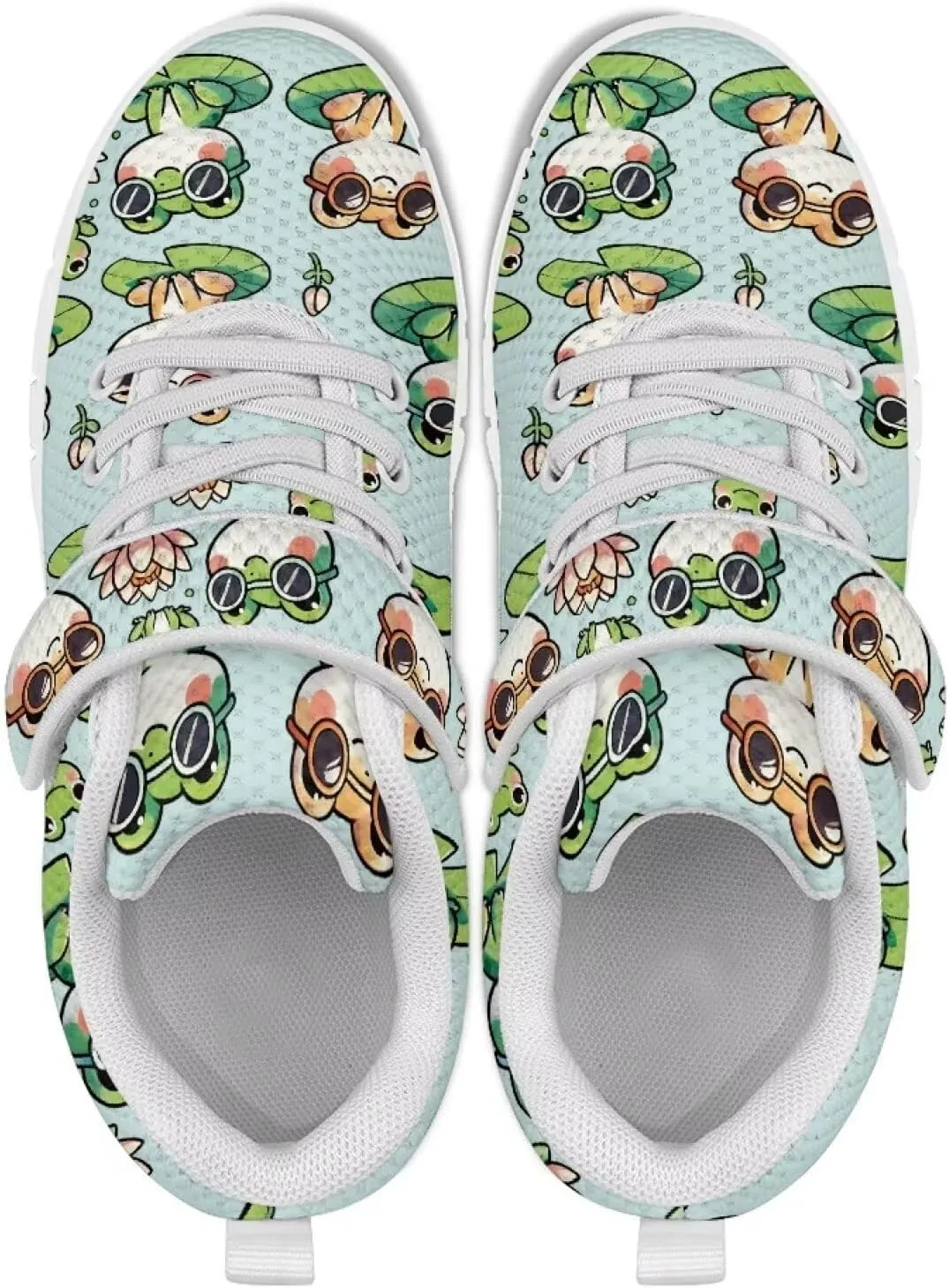 YEXIATODO Little Kids Sneakers Slip On Tennis Shoes Low Top Lace Up Running Shoes Girls Boys School Shoes US Size 1-13