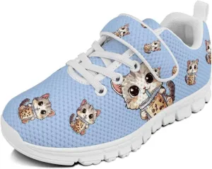 YEXIATODO Slip On Shoes Girls Boys Wide Shoes Kids Shoes No Tie Shoelaces Running Sneakers Tennis Shoes 11-2.5